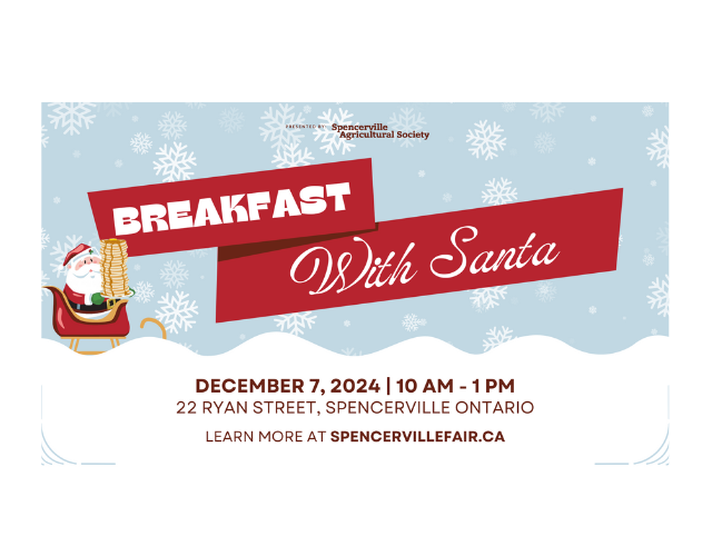 Breakfast with Santa – Spencerville Fairgrounds